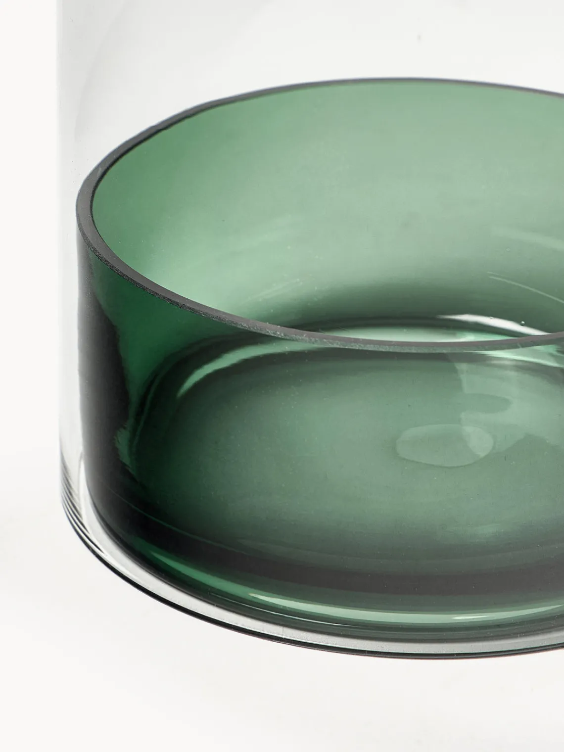 Farolillos|Jarrones>AYTM Portavelas de vidrio Tota Verde salvia, gris oscuro transparentes