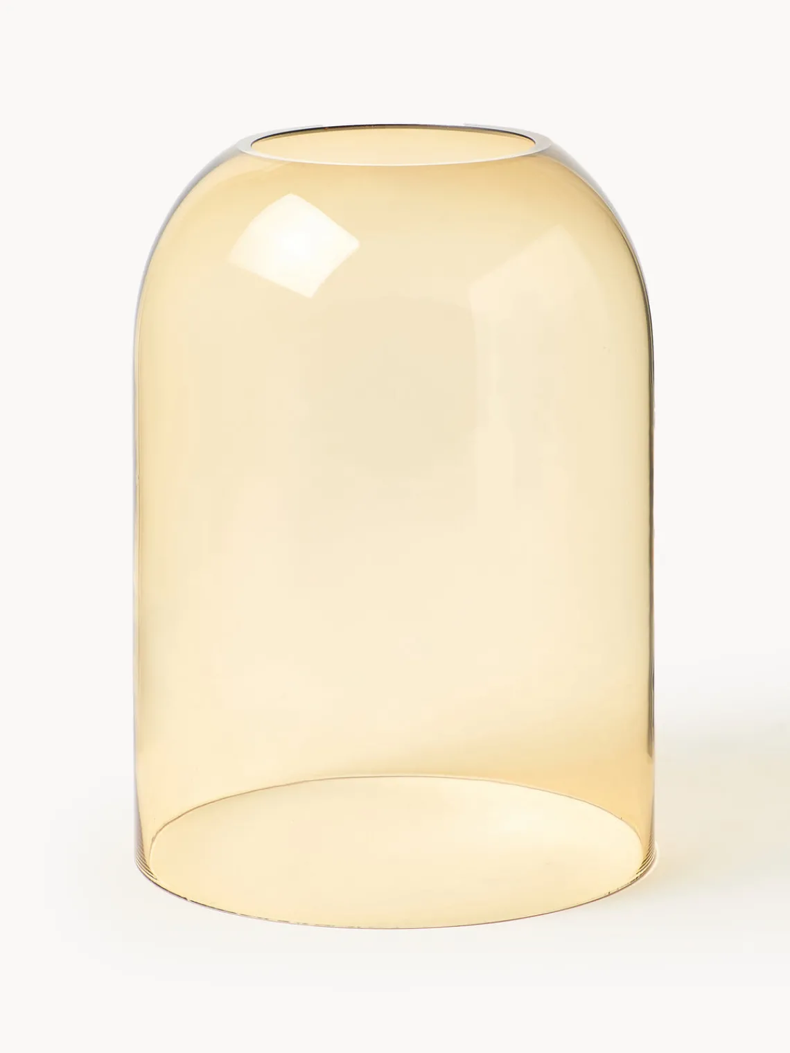 Farolillos|Jarrones>AYTM Portavelas de vidrio Tota Ocre, gris oscuro, transparente