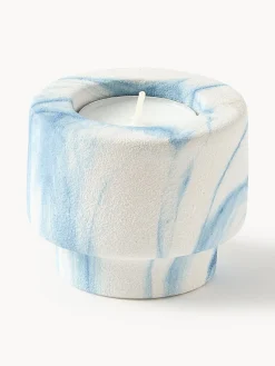 Clearance Portavelas en look mármol Kiko, 2 uds. Portavelas|Jarrones