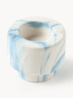 Clearance Portavelas en look mármol Kiko, 2 uds. Portavelas|Jarrones