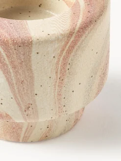 Hot Portavelas en look mármol Kiko, 2 uds. Portavelas|Jarrones