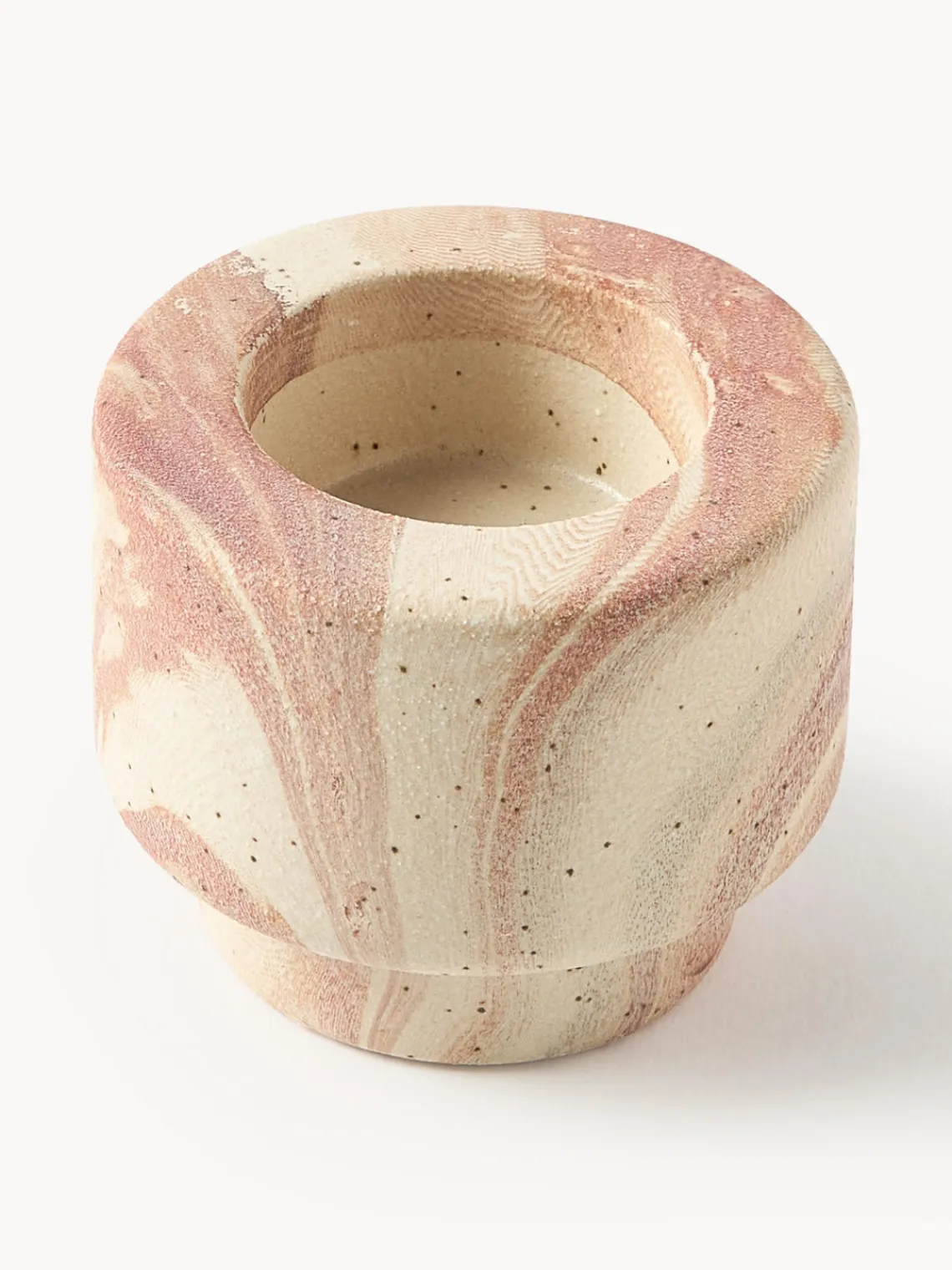 Hot Portavelas en look mármol Kiko, 2 uds. Portavelas|Jarrones