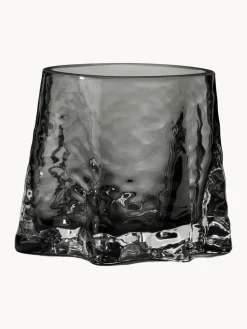 Portavelas|Jarrones>Cooee Design Portavelas soplado artesanalmente Gry Gris oscuro
