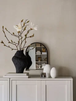 Portavelas|Jarrones>Cooee Design Portavelas soplado artesanalmente Gry Gris oscuro