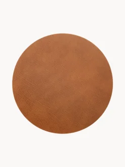 Posavasos|Vajillas Completas>Lind DNA Posavasos de cuero redondos Hot Marrón claro