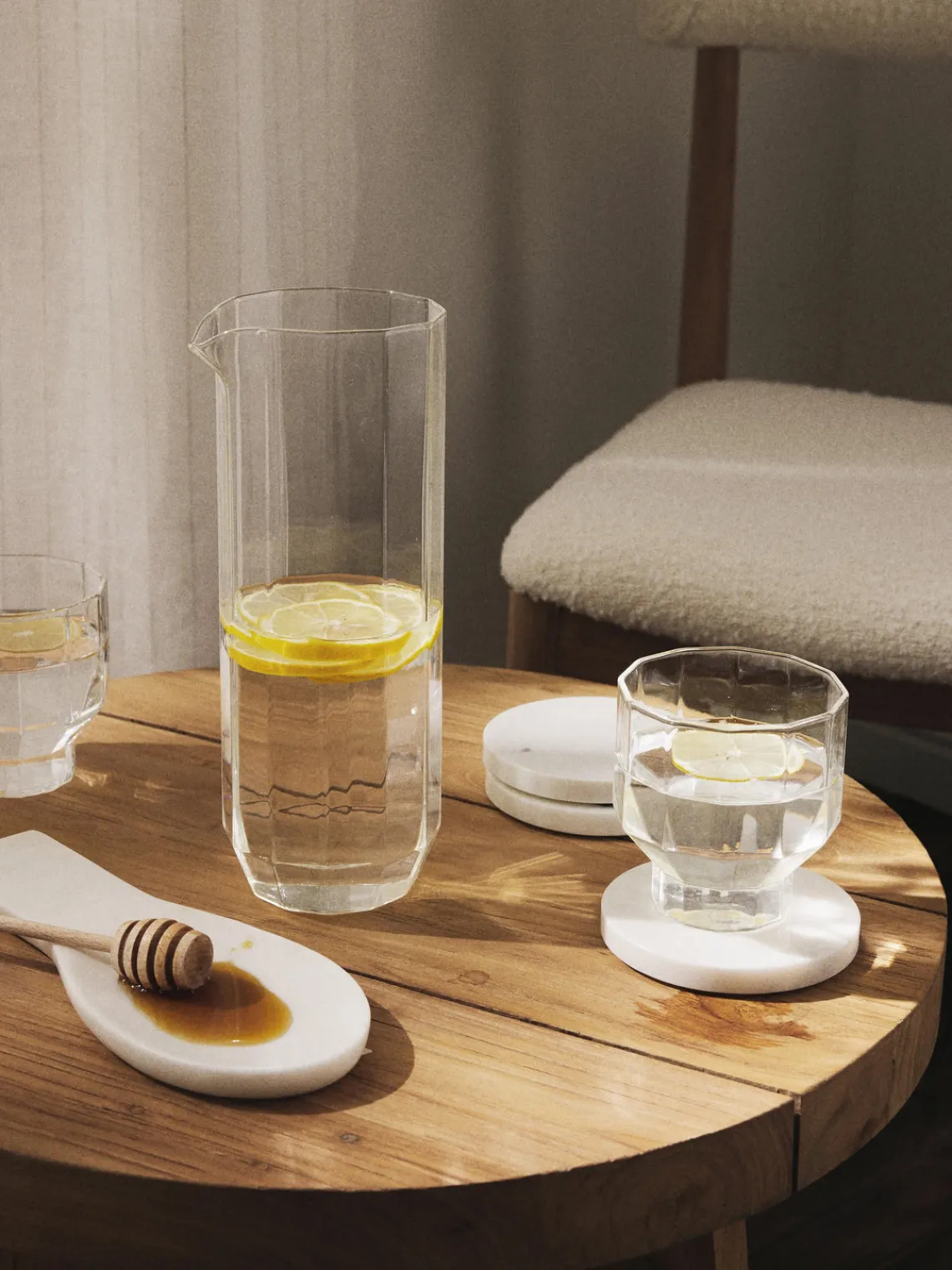 Hot Posavasos de mármol Callum, 4 uds. Posavasos|Vajillas Completas