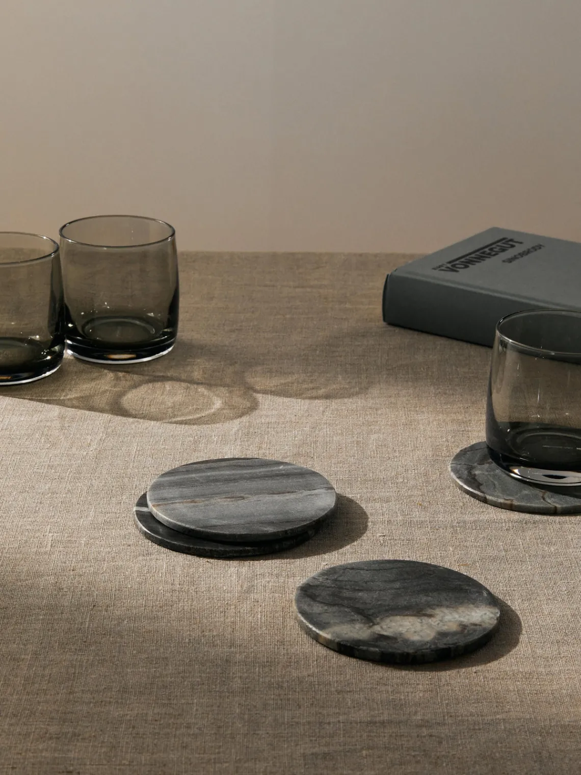 Outlet Posavasos de mármol Tressa, 4 uds. Posavasos|Vajillas Completas