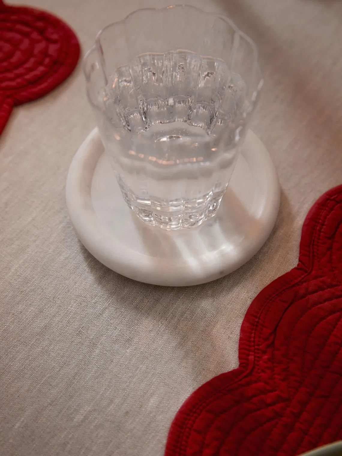 Sale Posavasos de mármol Yael, 4 uds. Posavasos|Vajillas Completas