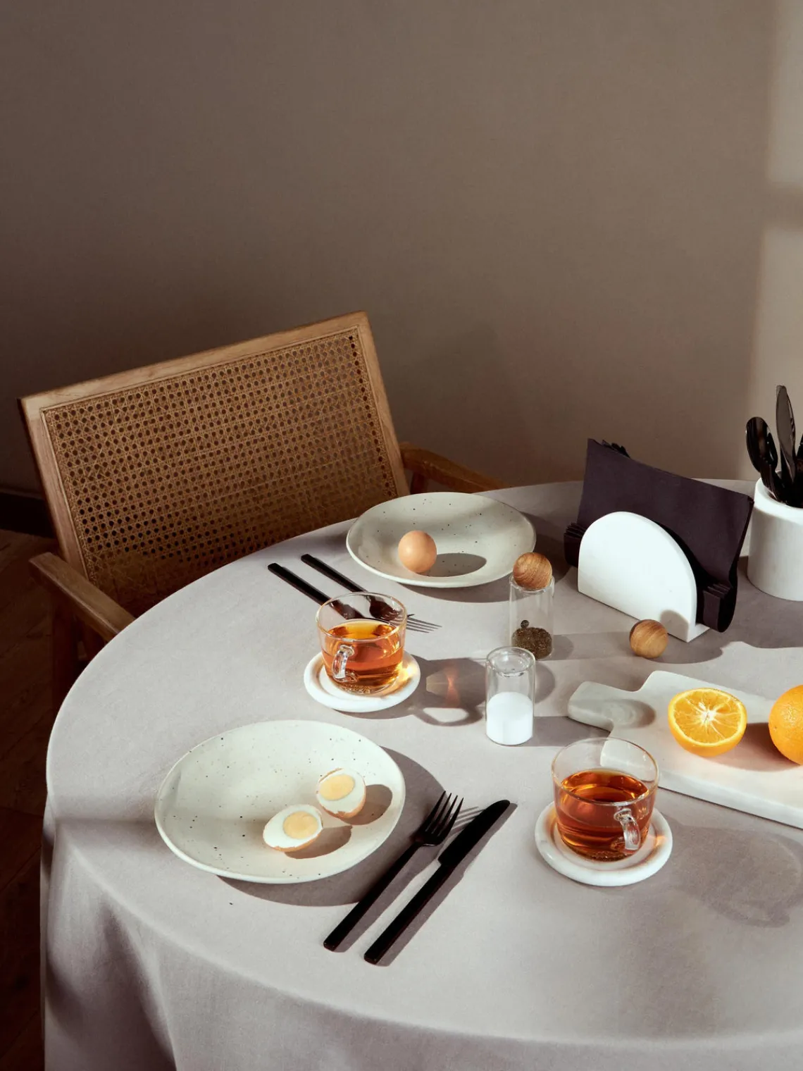 Sale Posavasos de mármol Yael, 4 uds. Posavasos|Vajillas Completas