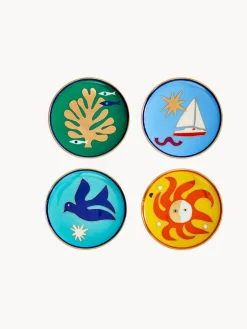 Posavasos|Vajillas Completas>Jonathan Adler Posavasos de porcelana Playa, 4 uds.