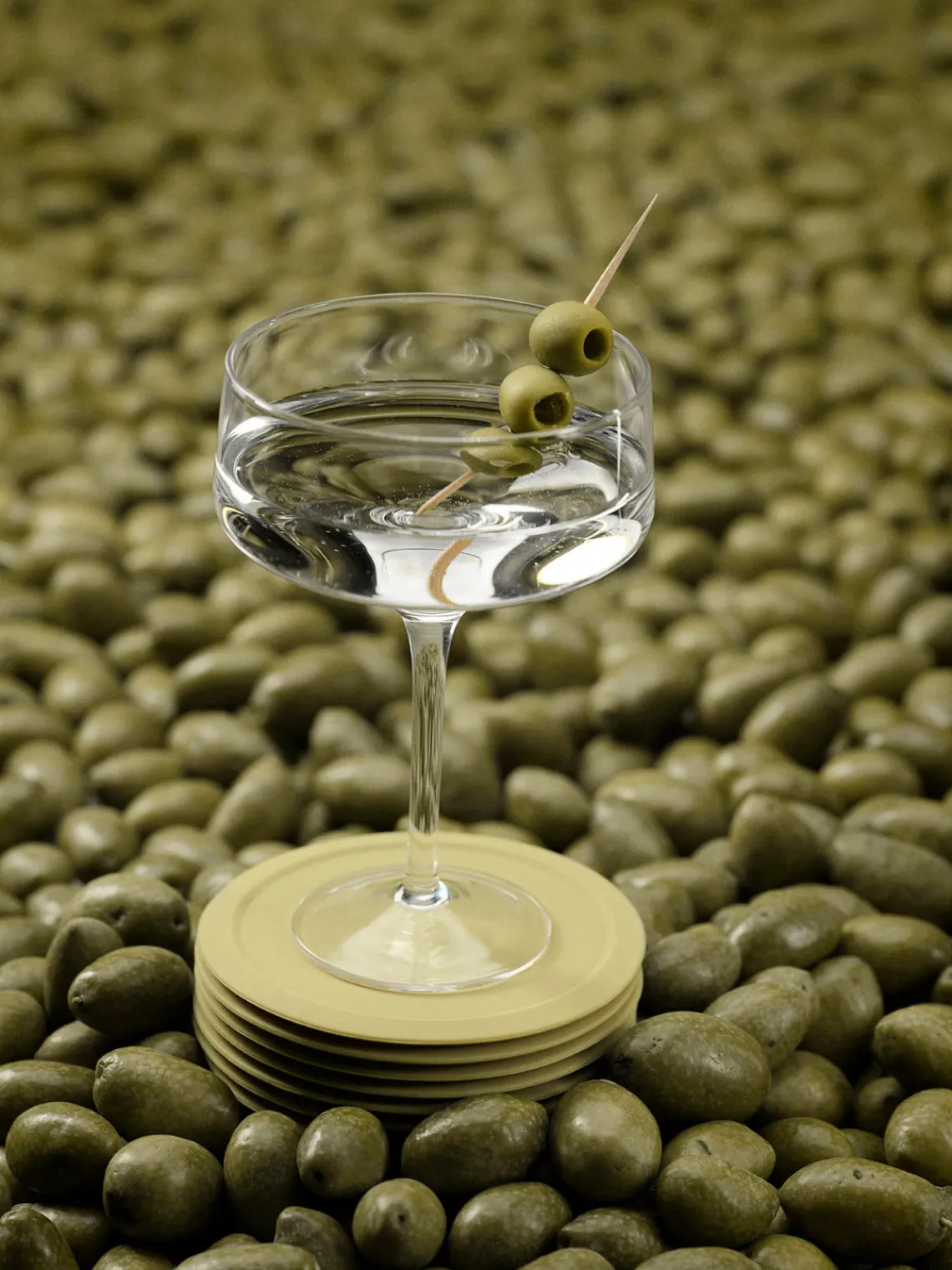 Posavasos|Vajillas Completas>Zone Denmark Posavasos de vidrio Singles, 6 uds. Ocre