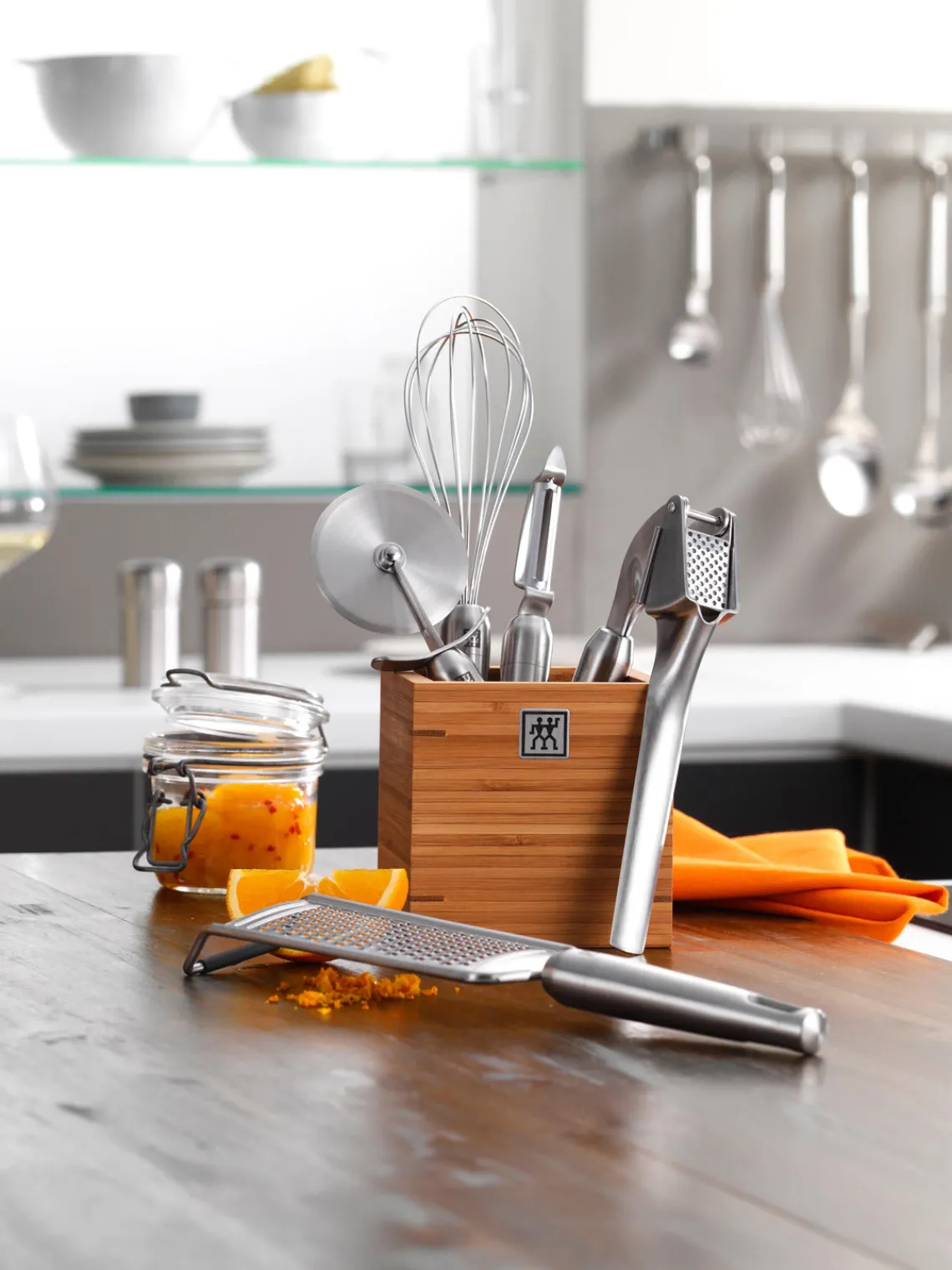 Artículos De Cocina|Utensilios De Cocina>ZWILLING Prensa de ajo de acero inoxidable Pro