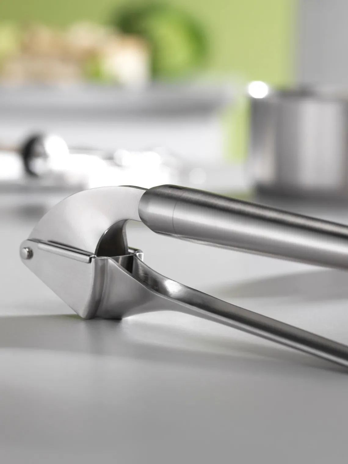 Artículos De Cocina|Utensilios De Cocina>ZWILLING Prensa de ajo de acero inoxidable Pro