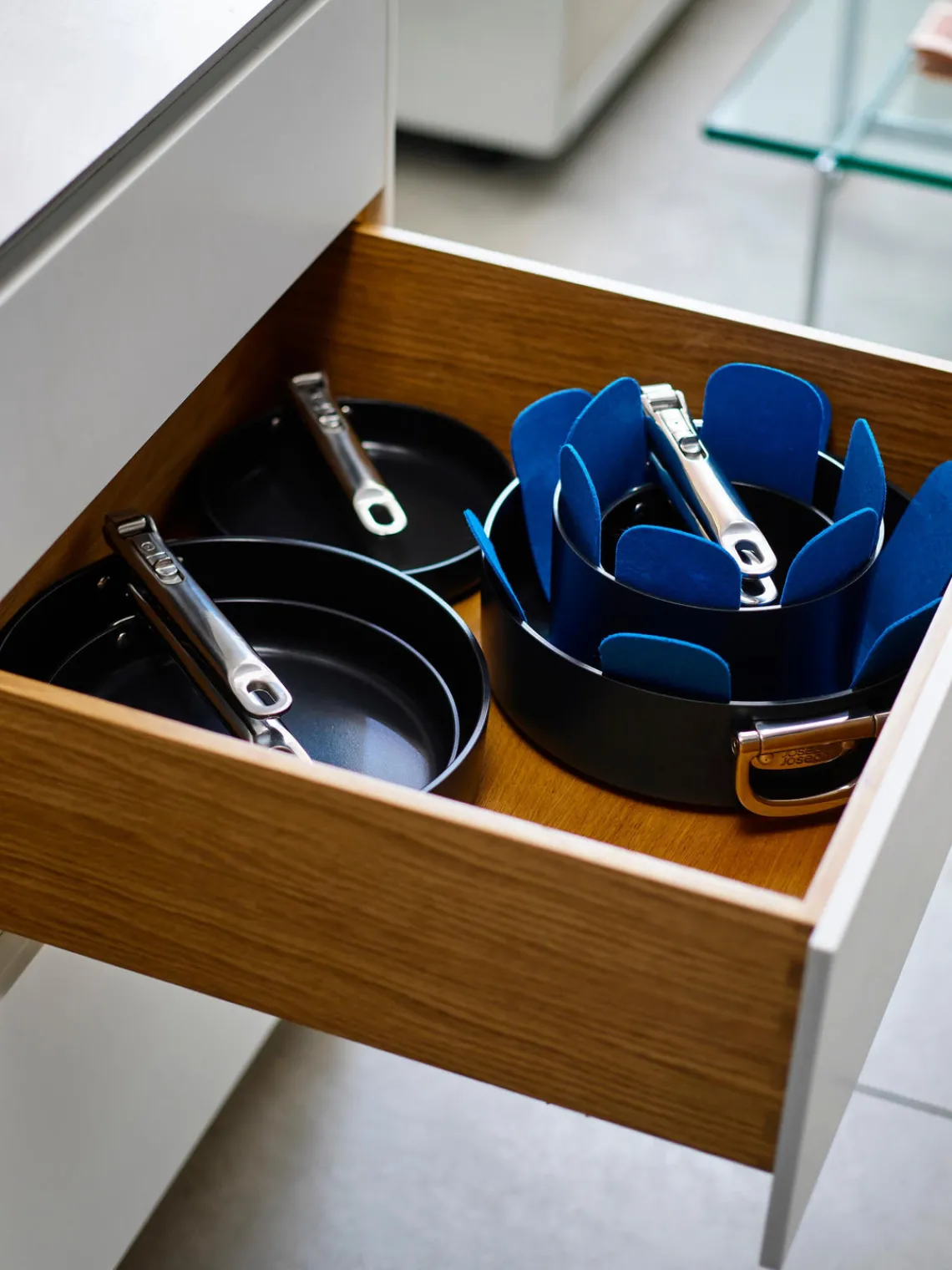 Protectores para ollas y sartenes Space, 3 uds. Almacenaje De Cocina