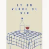 Póster Et Un Verre de Vin Pósters|Jarrones