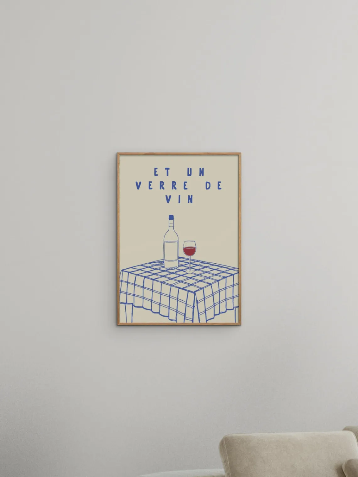 Póster Et Un Verre de Vin Pósters|Jarrones