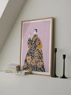 Pósters|Jarrones>POSTER & FRAME Póster Flower Coat