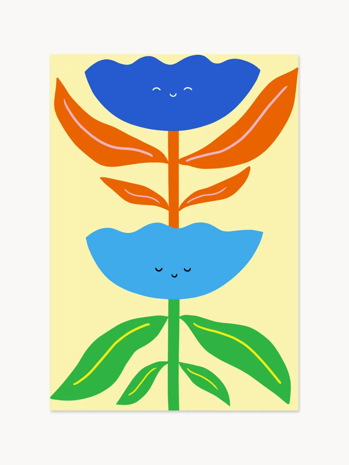 New Póster Hi Flower 02 Pósters|Jarrones