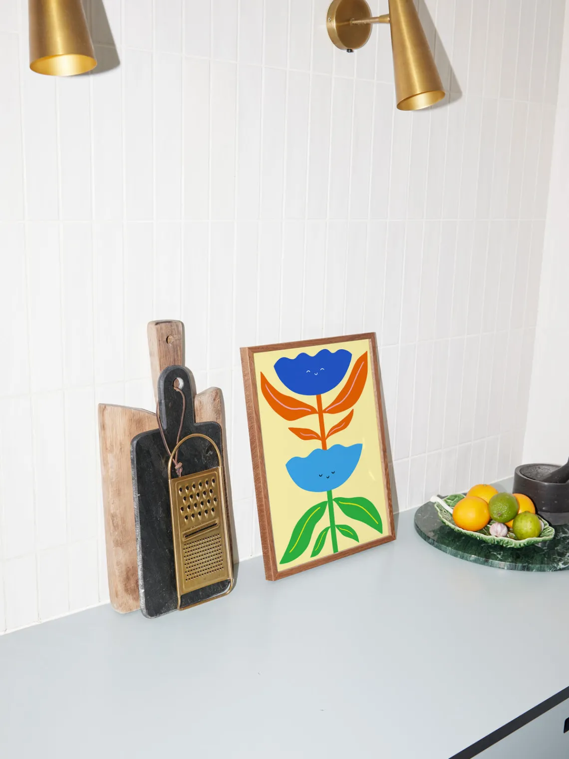 New Póster Hi Flower 02 Pósters|Jarrones