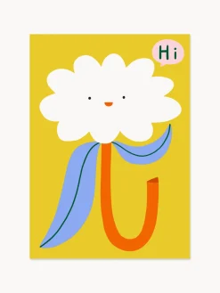 Pósters|Jarrones>Paper Collective Póster Hi Flower 01