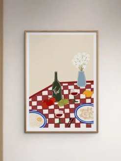 Hot Póster Italian Dinner Pósters|Jarrones