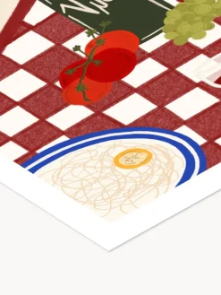 Hot Póster Italian Dinner Pósters|Jarrones