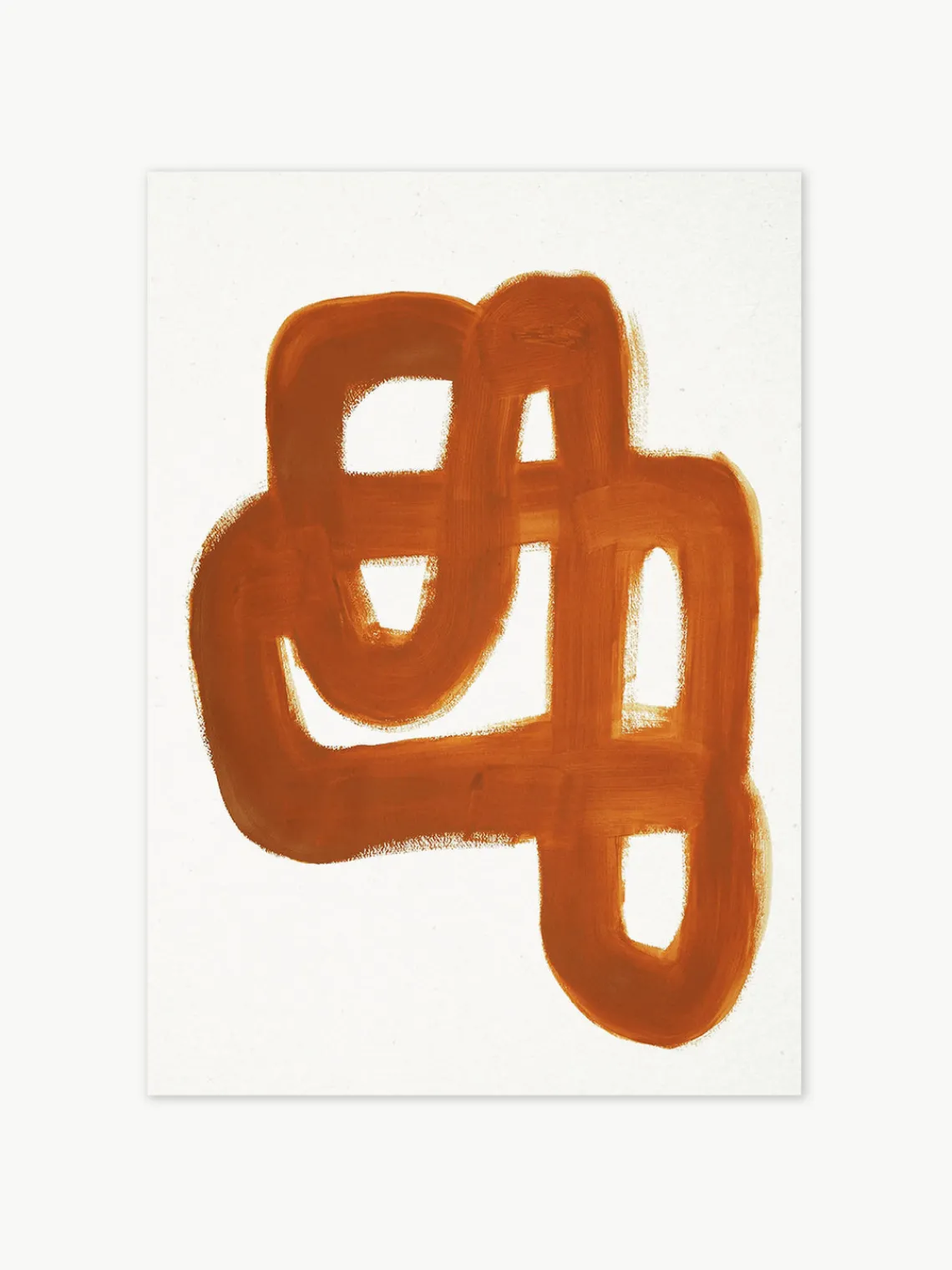 Pósters|Jarrones>Paper Collective Póster Orange Brush
