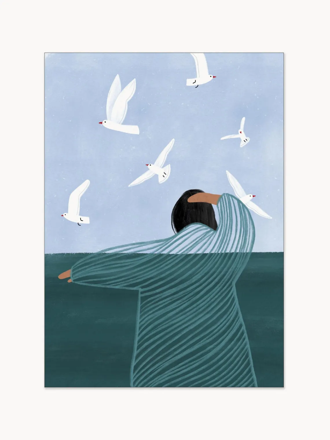 Póster Seaside Pósters|Jarrones