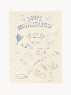 Pósters|Jarrones>Anna + Nina Póster Soupe Bouillabaisse