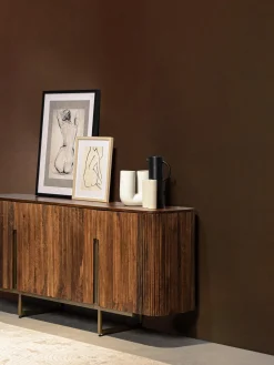 New Pósters con marcos de madera Refined, 2 uds. Cuadros Y Láminas Decorativas|Jarrones