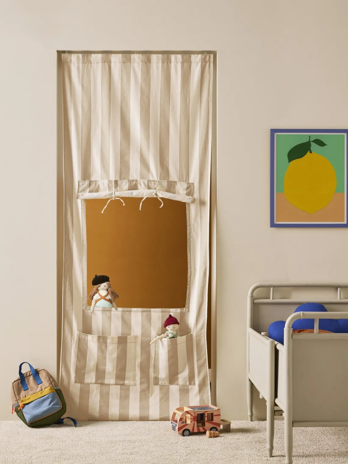 New Puerta del quiosco de algodón ecológico Doorway Niños Juguetes A Partir De 1 Año|Decoración Infantil