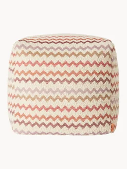 Puf artesanal Capri Cojines Para Suelo Y Pufs|Mantas