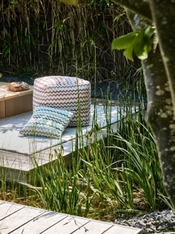 Puf artesanal Capri Cojines Para Suelo Y Pufs|Mantas