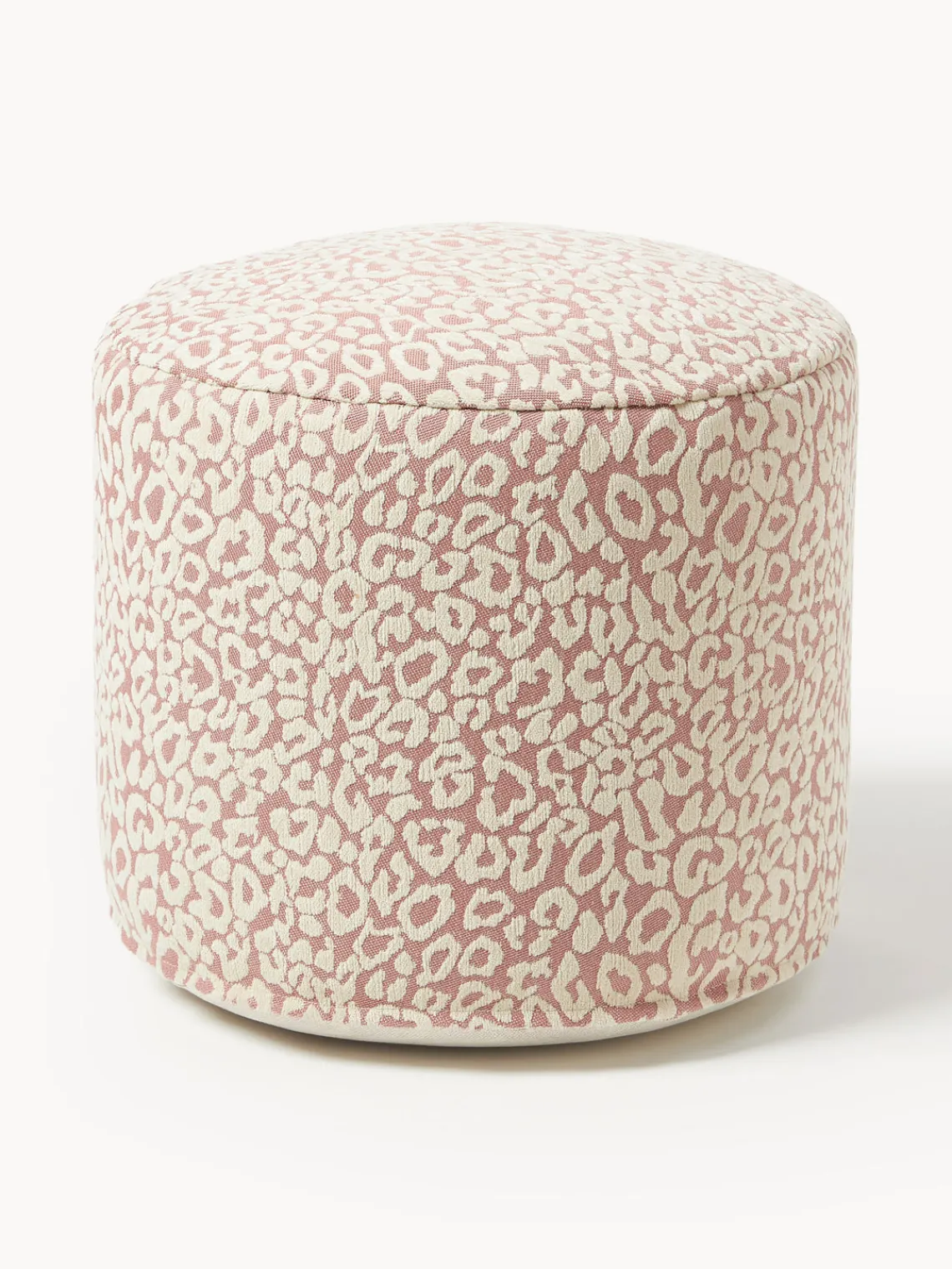 Cojines Para Suelo Y Pufs|Puf De Exterior>Palais Puf artesanal interior/exterior Maya Beige claro, rosa oscuro