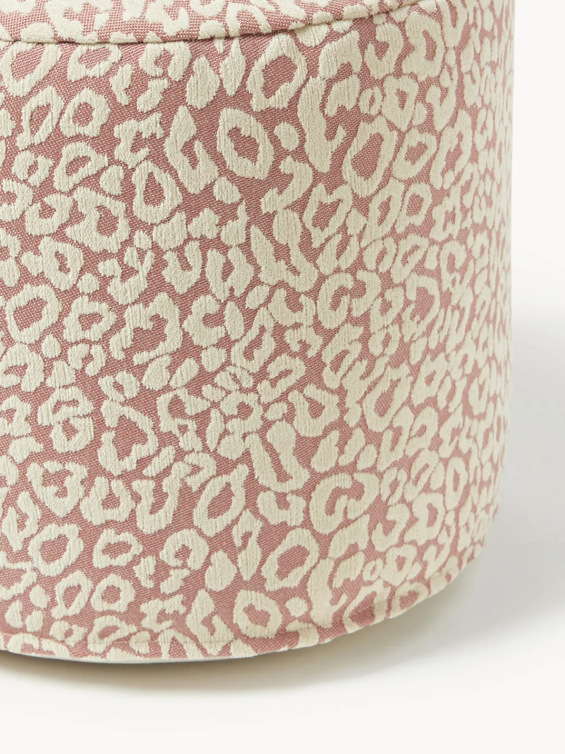 Cojines Para Suelo Y Pufs|Puf De Exterior>Palais Puf artesanal interior/exterior Maya Beige claro, rosa oscuro