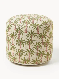 Cojines Para Suelo Y Pufs|Puf De Exterior>Palais Puf artesanal interior/exterior Laura Verde oliva, verde, marrón claro