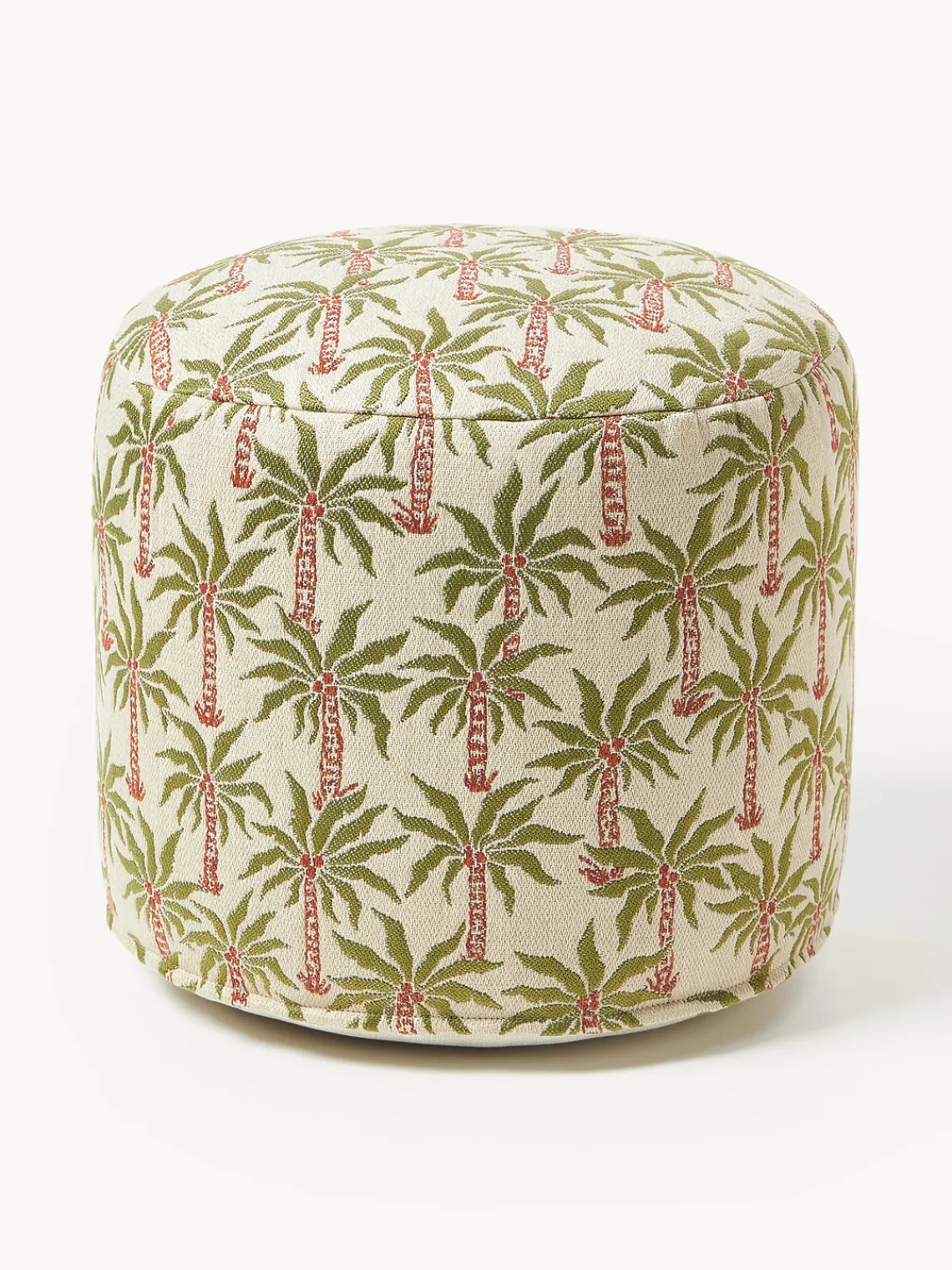Cojines Para Suelo Y Pufs|Puf De Exterior>Palais Puf artesanal interior/exterior Laura Verde oliva, verde, marrón claro