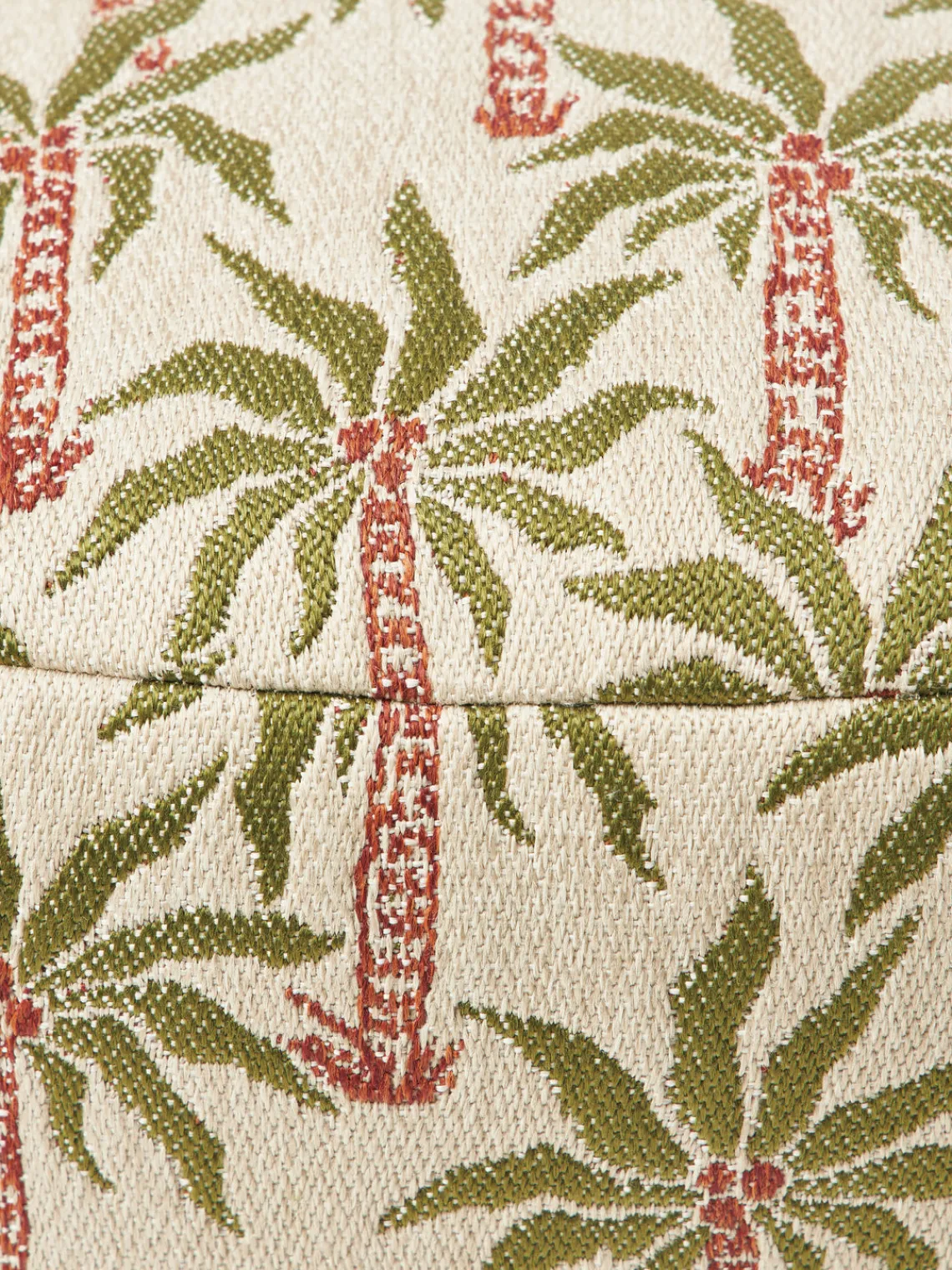 Cojines Para Suelo Y Pufs|Puf De Exterior>Palais Puf artesanal interior/exterior Laura Verde oliva, verde, marrón claro