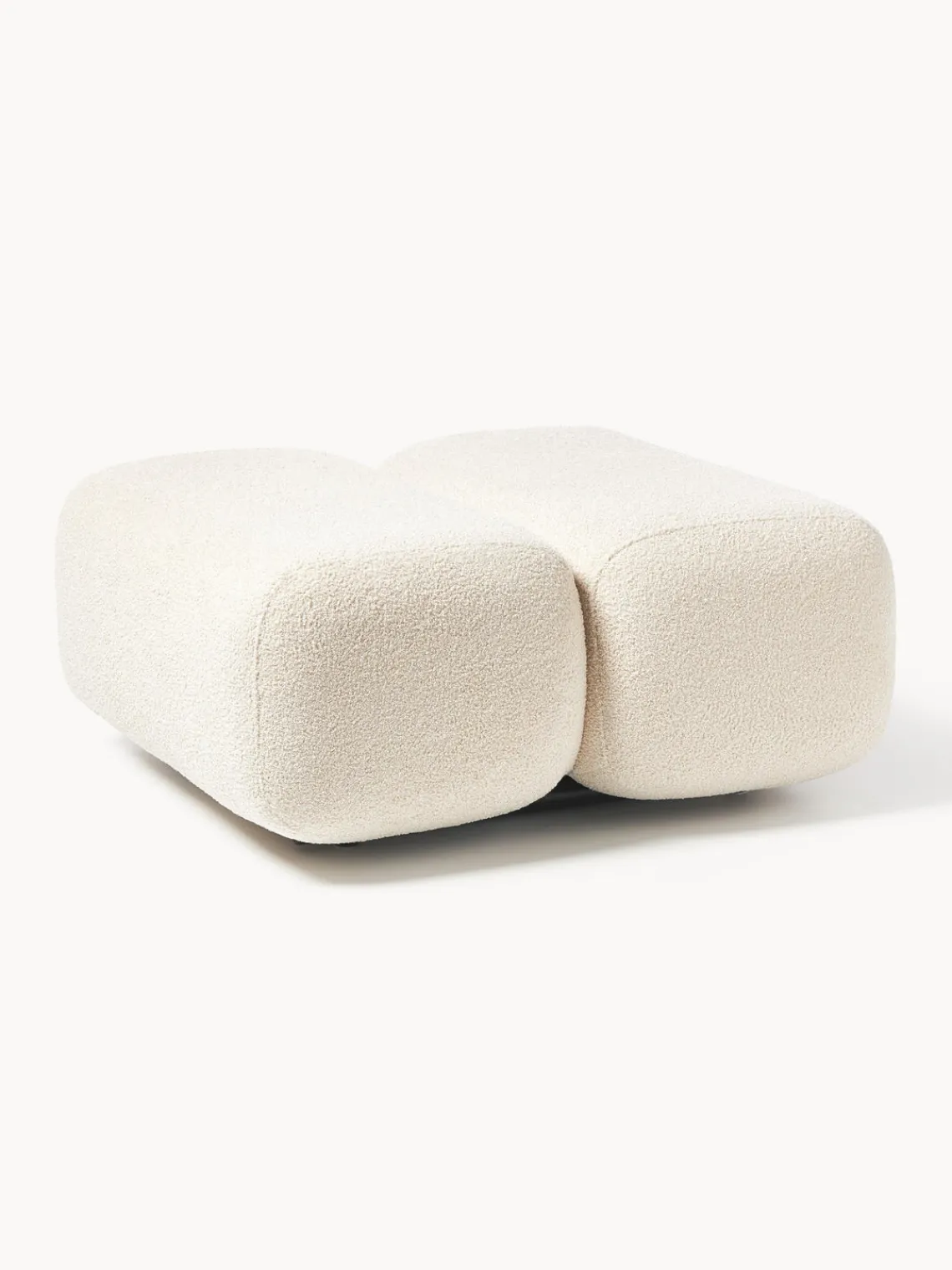 Pufs Y Otomanos|Pufs Y Otomanos>Westwing Collection Puf de borreguillo Caterpillar Borreguillo beige claro