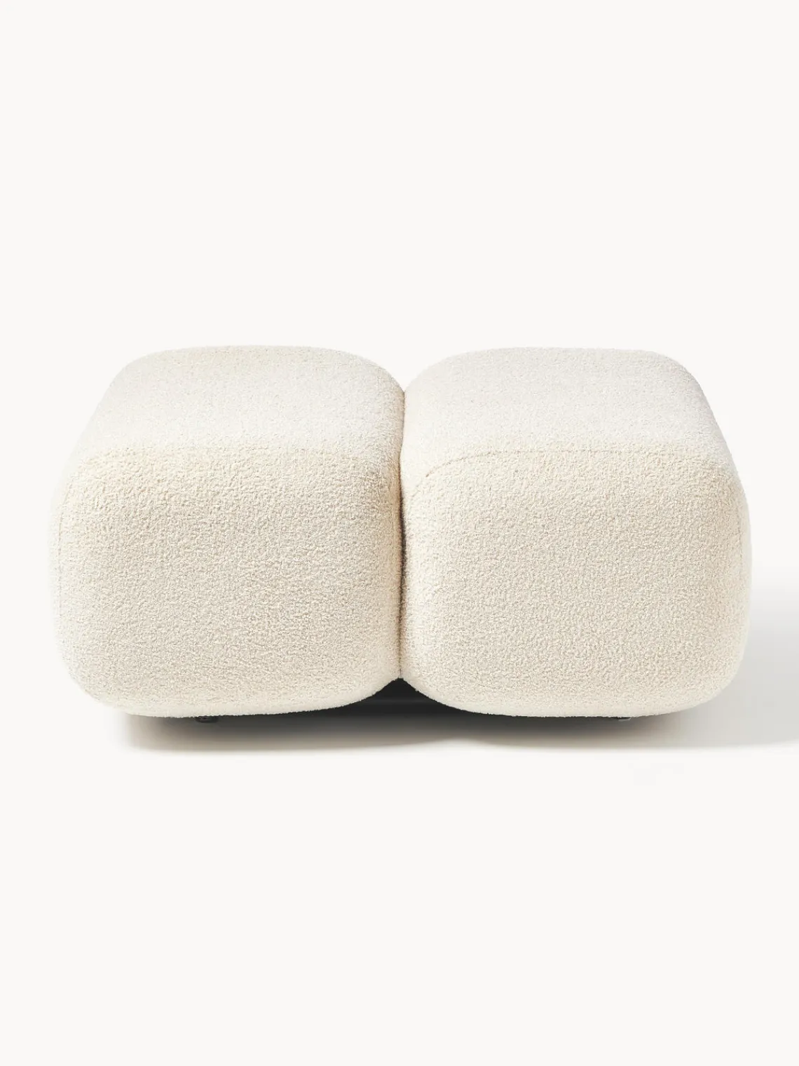 Pufs Y Otomanos|Pufs Y Otomanos>Westwing Collection Puf de borreguillo Caterpillar Borreguillo beige claro