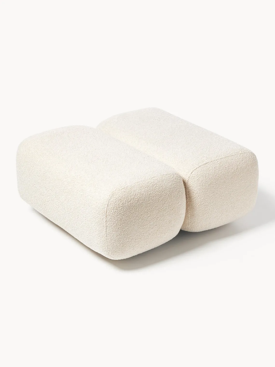 Pufs Y Otomanos|Pufs Y Otomanos>Westwing Collection Puf de borreguillo Caterpillar Borreguillo beige claro