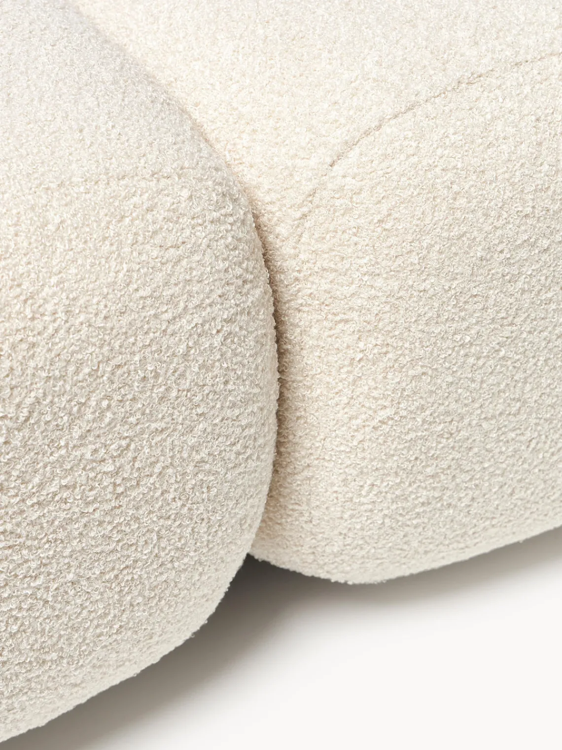 Pufs Y Otomanos|Pufs Y Otomanos>Westwing Collection Puf de borreguillo Caterpillar Borreguillo beige claro