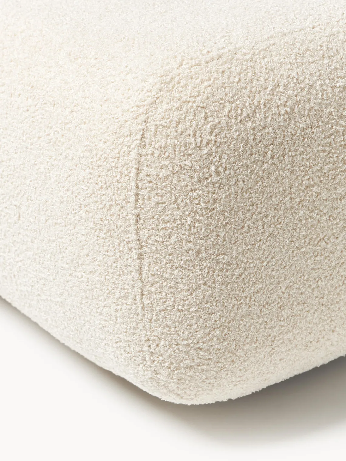 Pufs Y Otomanos|Pufs Y Otomanos>Westwing Collection Puf de borreguillo Caterpillar Borreguillo beige claro