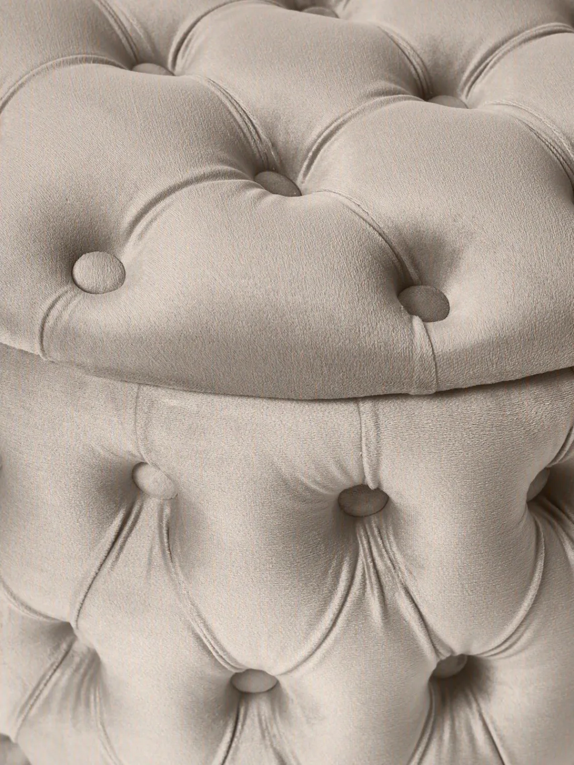 Discount Puf de terciopelo Chiara, con espacio de almacenamiento Pufs Y Otomanos|Pufs Y Otomanos