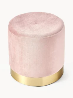 Puf de terciopelo Orchid Pufs Y Otomanos|Pufs Y Otomanos