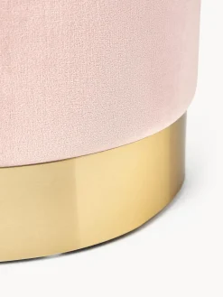 Puf de terciopelo Orchid Pufs Y Otomanos|Pufs Y Otomanos