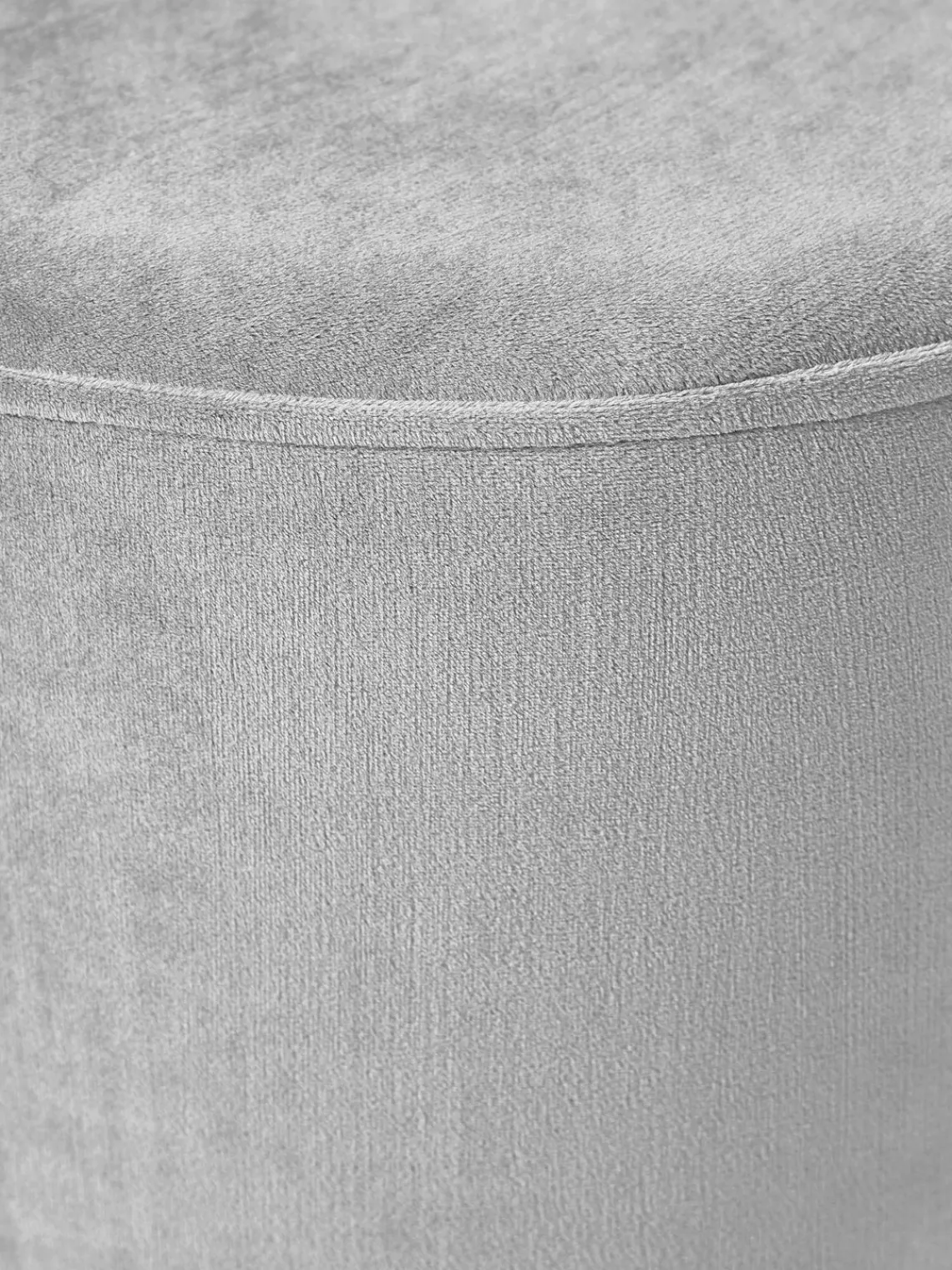 Pufs Y Otomanos|Pufs Y Otomanos>Westwing Collection Puf de terciopelo Orchid Terciopelo gris beige, dorado