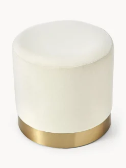 Discount Puf de terciopelo Orchid Pufs Y Otomanos|Pufs Y Otomanos