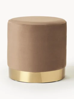 Puf de terciopelo Orchid Pufs Y Otomanos|Pufs Y Otomanos