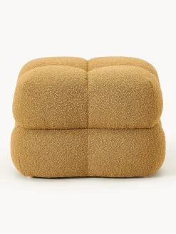 Online Puf en tejido bouclé Ellie Pufs Y Otomanos|Pufs Y Otomanos